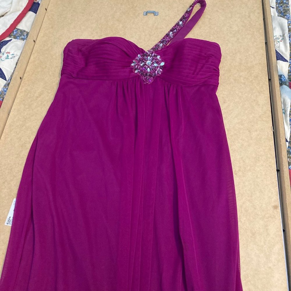 BA Nites hot pink dress